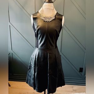 Gorgeous Black Leather Dress. Danier. Size 4